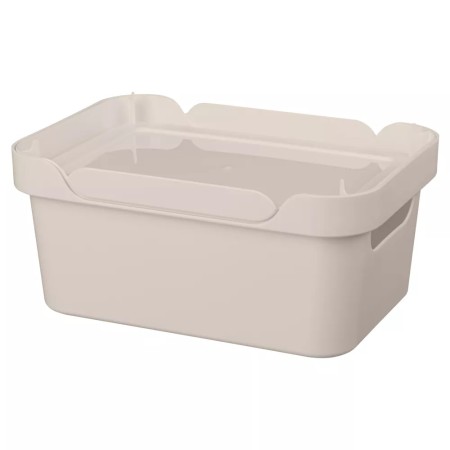 Универсальный ящик хранения Бытпласт LUXE 27×19×12см светло-бежевый