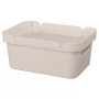 Универсальный ящик хранения Бытпласт LUXE 27×19×12см светло-бежевый