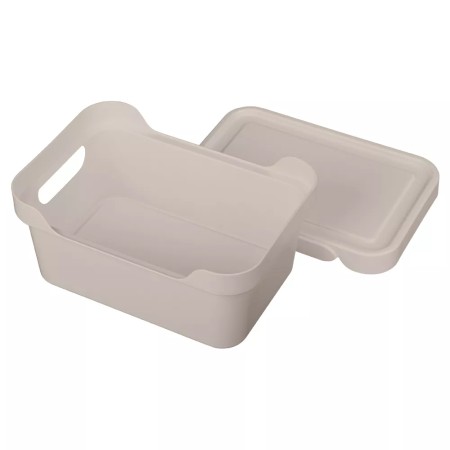Универсальный ящик хранения Бытпласт LUXE 27×19×12см светло-бежевый