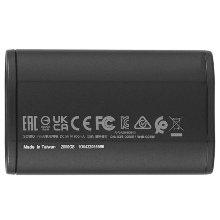 500 ГБ Внешний SSD диск ADATA SD810 (SD810-500G-CBK) черный