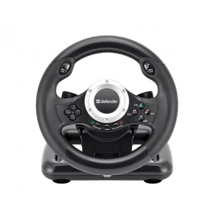 Игровой руль Defender Turbo Pro (64291) черный