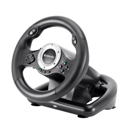 Игровой руль Defender Turbo Pro (64291) черный