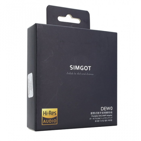Цифро-аналоговый преобразователь Simgot DEW0 черный