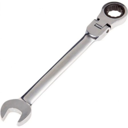 Ключ трещотка KING TONY 373112M (176) серый