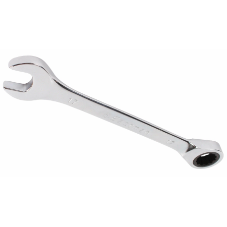 Ключ трещотка KING TONY 373017M (173) серый