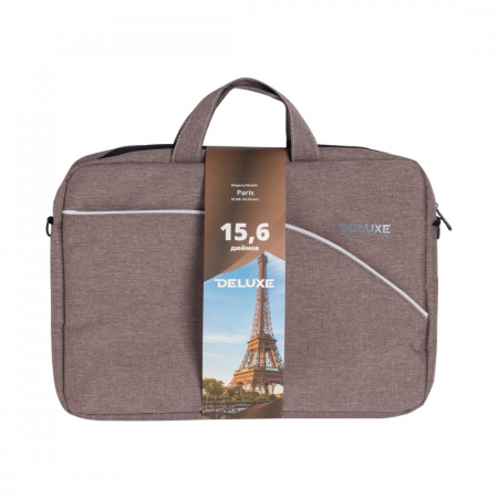 15.6" Сумка Deluxe Paris DLNB-102B коричневый