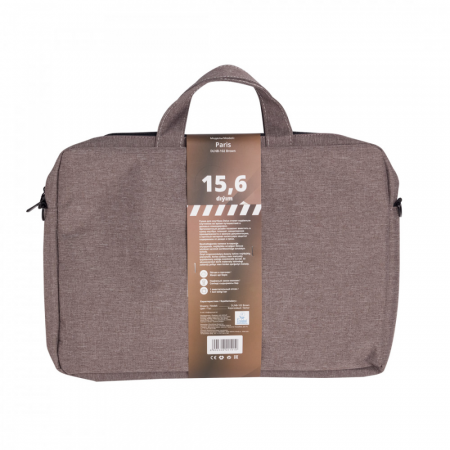 15.6" Сумка Deluxe Paris DLNB-102B коричневый