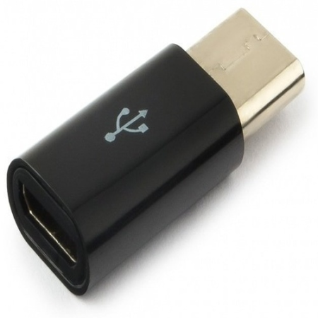 Переходник USB Type-C - Micro USB Cablexpert USB Type-C - Micro USB 0,05 м черный