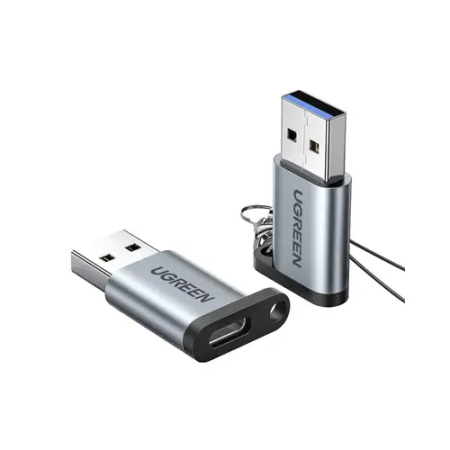 Переходник USB 3.0 - USB Type-C UGREEN 50533 0.1м серый