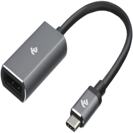 Переходник USB Type-C - DisplayPort 2Е W1404 0.1м серебристый