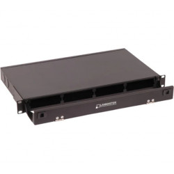 Бокс для MPO кассет LANMASTER LAN-FOBM-4MCS-1U черный