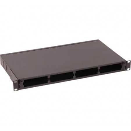 Бокс для MPO кассет LANMASTER LAN-FOBM-4MCS-1U черный