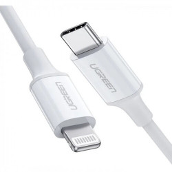 Кабель Apple Lightning - USB Type-C Ugreen US171 1m White