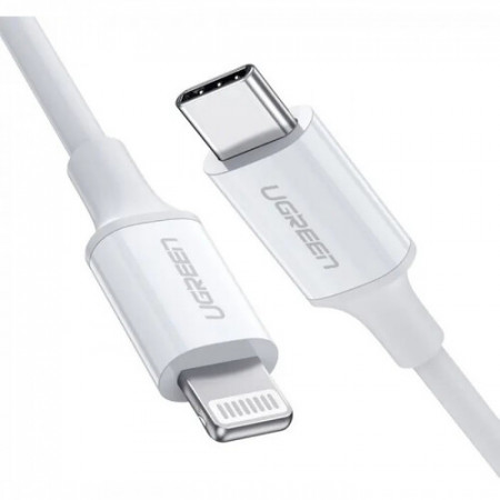 Кабель Apple Lightning - USB Type-C Ugreen US171 1m White