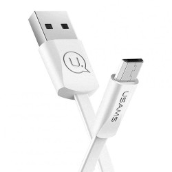 Кабель Micro USB USB 2.0 Type-A Usams SJ-201 1.2m White