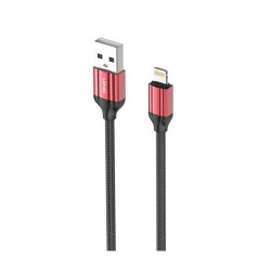 Кабель Apple Lightning USB 2.0 Type-A LDNIO LS431 1m Red-Black