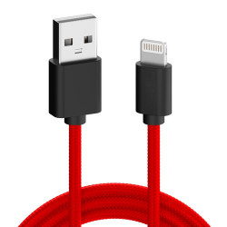 Кабель Apple Lightning USB 2.0 Type-A Continent DCI-2104RD 1 м Red