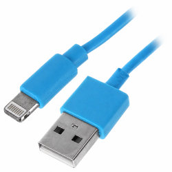 Кабель Lightning 8-pin - USB 2.0 Type-A Continent DCI-2104NV 1 м голубой