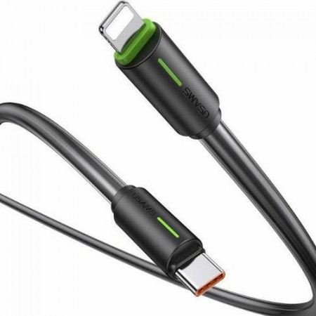 Кабель Apple Lightning - USB Type-C Usams US-SJ735 1m Black