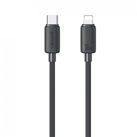 Кабель Apple Lightning - USB Type-C Usams US-SJ692 1m Black
