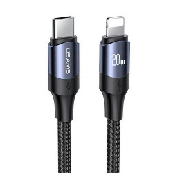 Кабель Apple Lightning - USB Type-C Usams SJ-522 2m Black