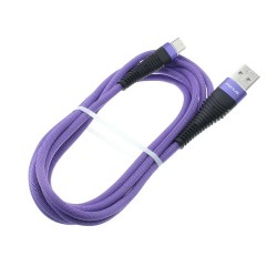 Кабель micro USB - USB 2.0 Type-A Continent QCU-5102 VT 1 м фиолетовый