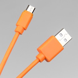 Кабель micro USB - USB 2.0 Type-A Continent QCU-5102 OG 1 м оранжевый