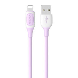Кабель Apple Lightning USB 2.0 Type-A Usams US-SJ595 1m Purple