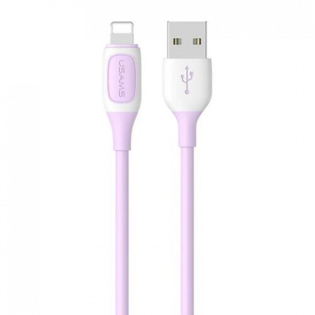Кабель Apple Lightning USB 2.0 Type-A Usams US-SJ595 1m Purple