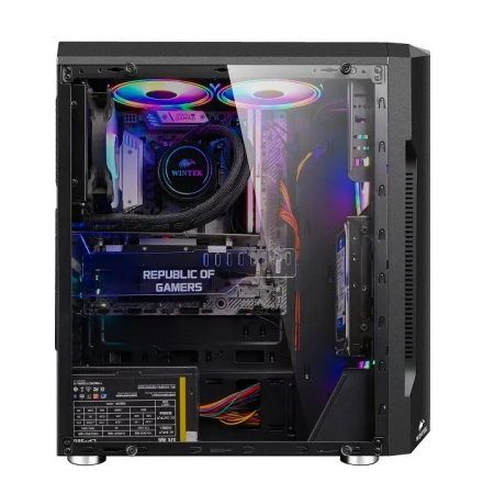 Корпус Wintek Flame (D525-B TG) черный