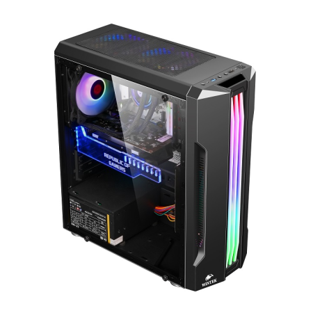 Корпус Wintek Flame (D525-B TG) черный