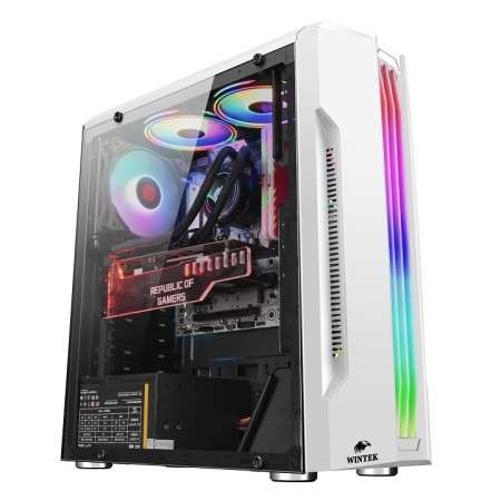 Корпус Wintek Flame (D525-W TG) белый