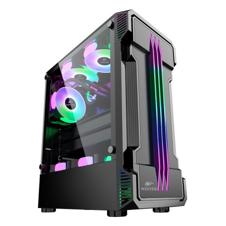 Корпус Wintek Flame-V2 (D537-B TG) черный