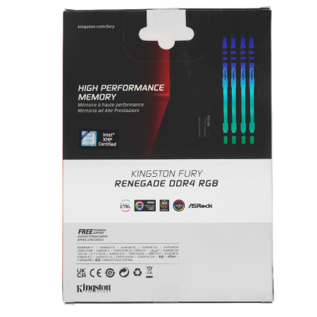 Оперативная память Kingston Fury Renegade RGB (KF442C19RBAK2/16) черный