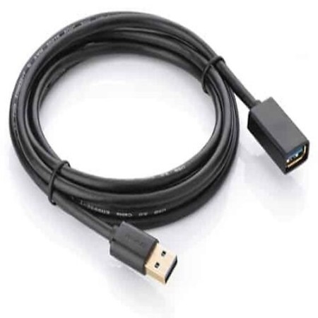 Кабель USB 3.0 Type A-A удлинительный UGREEN 10373 2м черный