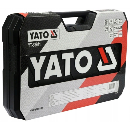Набор инструментов YATO YT-38911 черный