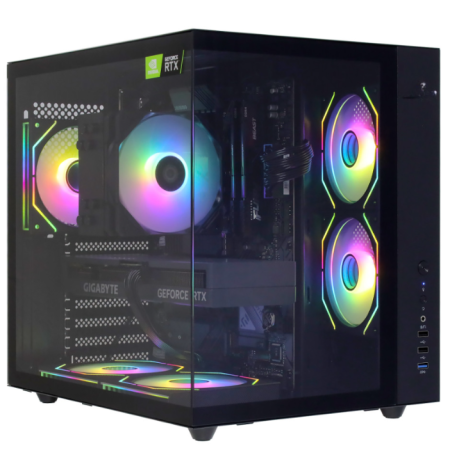 Системный блок Ryzen 7 5700X-3.4GHz/B550/RAM 32GB/SSD 1TB (M.2)/RTX4060Ti-8GB/no DVD/700W черный