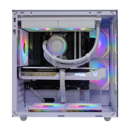 Системный блок Ryzen 7 7800X3D- 4.2GHz/B650/RAM 32GB/SSD 1TB (M.2)/RTX5070 -12GB/no DVD/750W белый