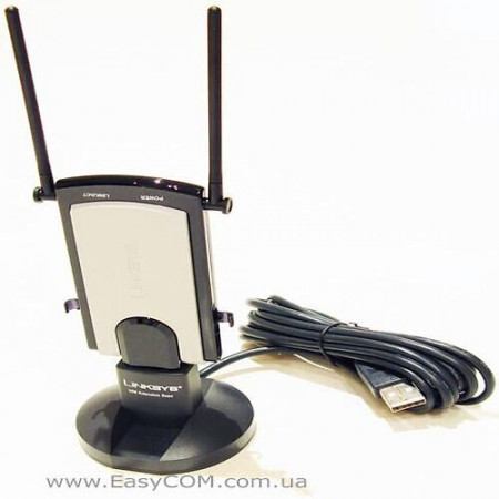 Wi-Fi адаптер Linksys WUSB300N черный