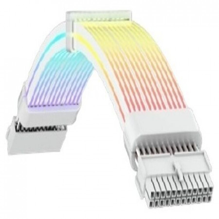 Кабель 24PIN GameMax MB 24PIN-W 0.235м белый