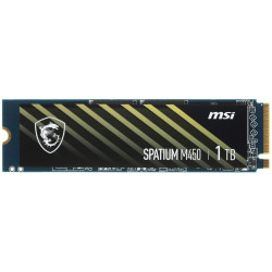 1 ТБ SSD диск MSI Spatium M450 (SPATIUM‑M450‑NVMe‑1TB) черный