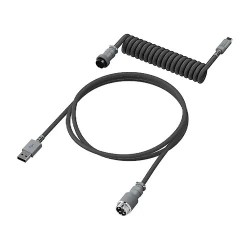 Кабель USB-C-A Coiled HyperX 6J678AA 1.2м серый