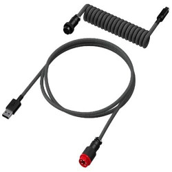 Кабель USB-C-A Coiled HyperX 6J679AA 1.2м черно-серый
