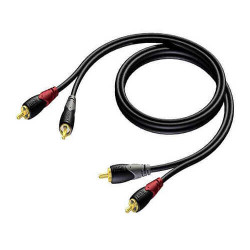 Кабель 2 x RCA - 2 x RCA PROCAB CLA800/3 3 м черный