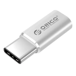 Переходник MicroUSB - Type-C ORICO CTM1-SV-PRO 0,05 м серебристый
