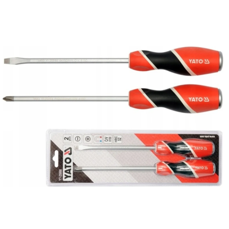 Набор ударных отверток YATO PH/SL (YT-25998) оранжевый