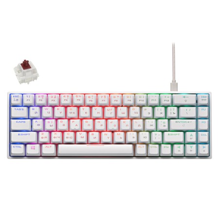 Клавиатура проводная 2E GAMING KG380 (2E-KG380UWT-BL) белый