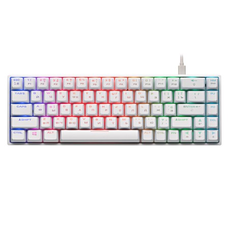 Клавиатура проводная 2E GAMING KG380 (2E-KG380UWT-BL) белый