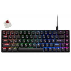 Клавиатура проводная 2E GAMING KG380 (2E-KG380UBK-BR BROWN SWITCH) черный