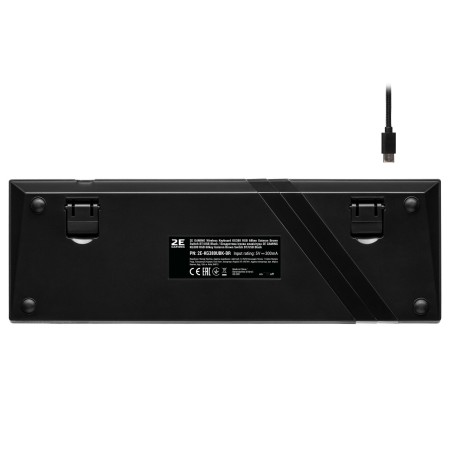 Клавиатура проводная + беспроводная 2E GAMING KG380 (2E-KG380UBK-BR BROWN SWITCH) черный